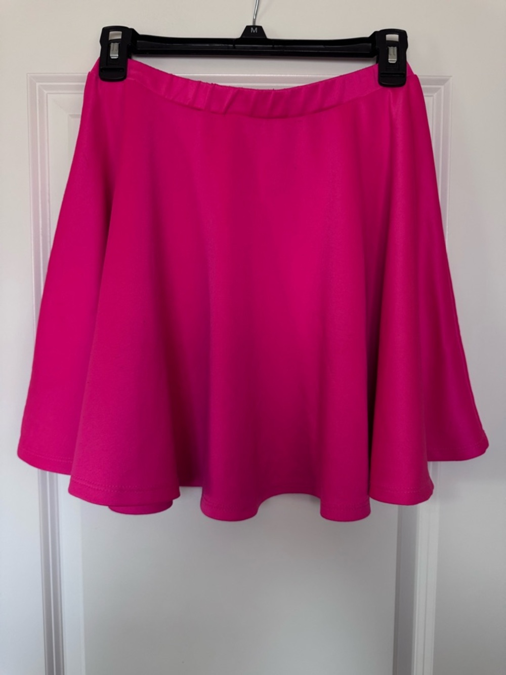 Women's Hot Pink Flared Skirt